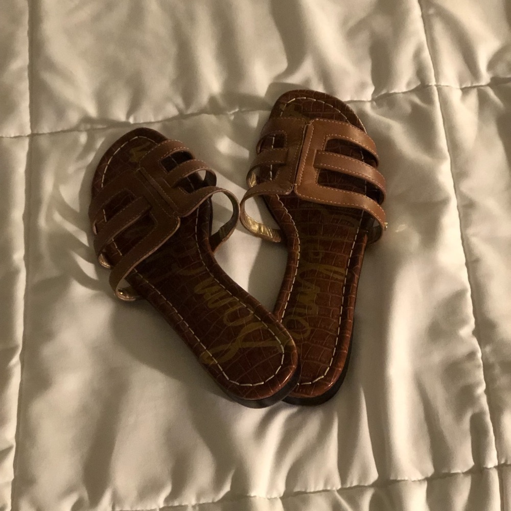 Used Sam Edelman slide on sandals.